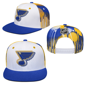 St. Louis Blues gyerek flat siltes sapka Paint Splatter Fashion Snapback