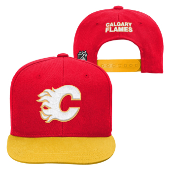 Calgary Flames gyerek flat siltes sapka 2 Tone Flatbrim Snap