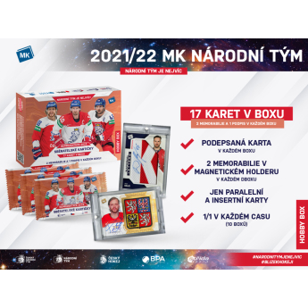 NHL dobozok NHL hokikártyák Czech hockey national team representation 2022 Hobby box