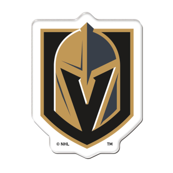 Vegas Golden Knights mágnes Akryl Primary Logo