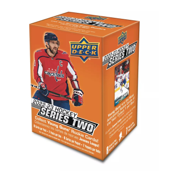 NHL dobozok NHL hokikártyák 2022-23 Upper Deck Series 2 Blaster Box