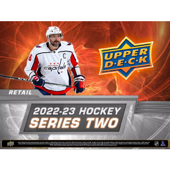 NHL dobozok NHL hokikártyák 2022-23 Upper Deck Series 2 Retail Box