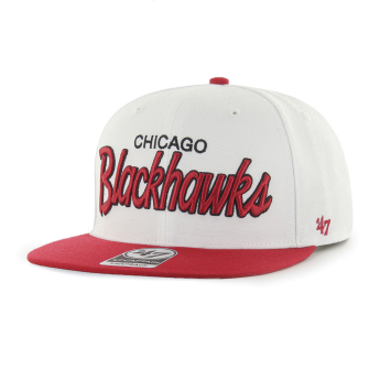 Chicago Blackhawks baseball flat sapka Crosstown Script Two tone 47 CAPTAIN NHL WR