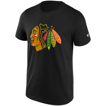 Chicago Blackhawks férfi póló Primary Logo Graphic T-Shirt black