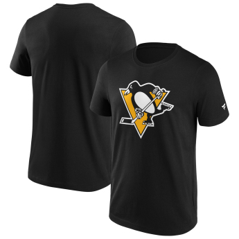 Pittsburgh Penguins férfi póló Primary Logo Graphic black