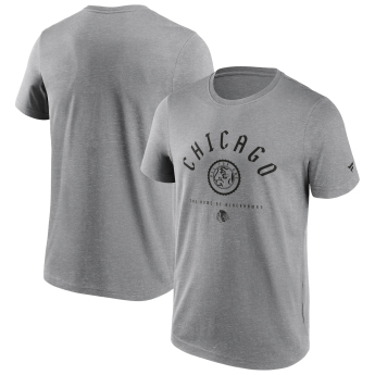 Chicago Blackhawks férfi póló College Stamp grey