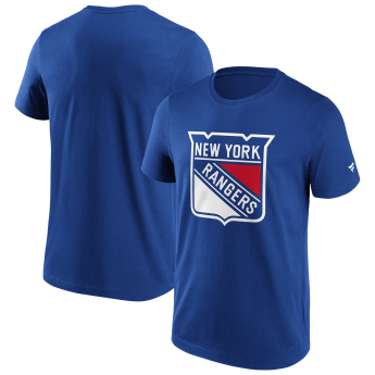 New York Rangers férfi póló Primary Logo Graphic blue