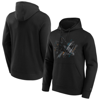 San Jose Sharks férfi kapucnis pulóver Etch Hoodie black