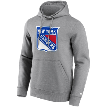 New York Rangers férfi kapucnis pulóver Primary Logo Graphic Hoodie grey