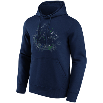 Vancouver Canucks férfi kapucnis pulóver Etch Hoodie navy