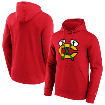 Chicago Blackhawks férfi kapucnis pulóver Primary Logo Graphic Hoodie red