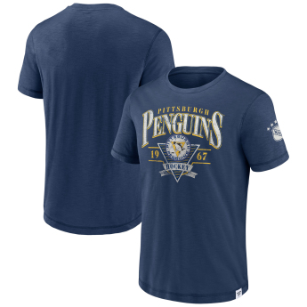 Pittsburgh Penguins férfi póló True Classics Cotton Slub Elevated blue