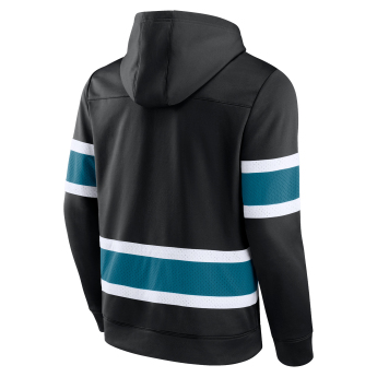 San Jose Sharks férfi kapucnis pulóver Iconic NHL Exclusive Pullover Hoodie