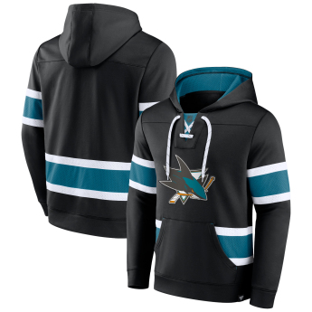 San Jose Sharks férfi kapucnis pulóver Iconic NHL Exclusive Pullover Hoodie