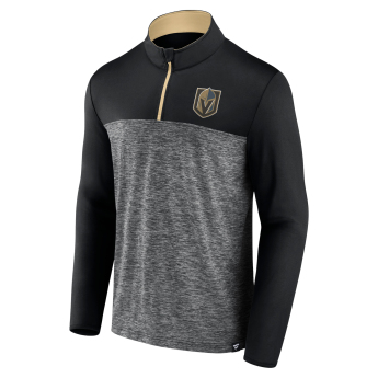 Vegas Golden Knights férfi pulóver Iconic Defender 1/4 Zip black