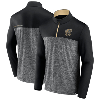 Vegas Golden Knights férfi pulóver Iconic Defender 1/4 Zip black