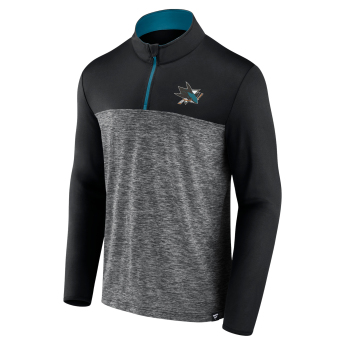 San Jose Sharks férfi pulóver Iconic Defender 1/4 Zip