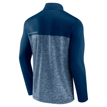 Seattle Kraken férfi pulóver Iconic Defender 1/4 Zip blue