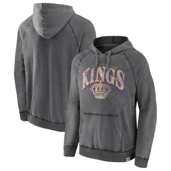 Los Angeles Kings férfi kapucnis pulóver True Classics Washed Pullover Hoodie grey