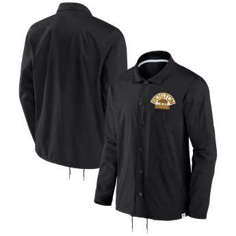 Boston Bruins férfi kabát True Classics Varsity Coach black