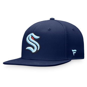 Seattle Kraken baseball flat sapka Core Snapback blue