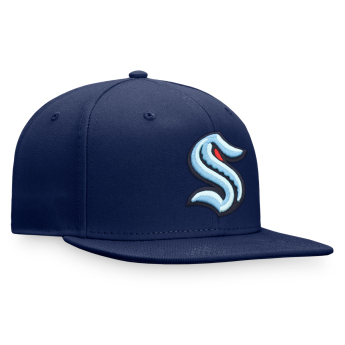 Seattle Kraken baseball flat sapka Core Snapback blue