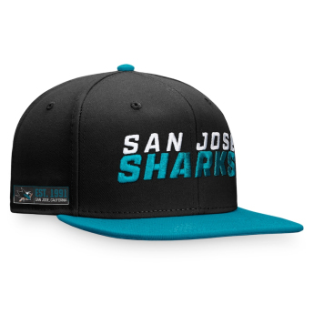 San Jose Sharks baseball flat sapka Iconic Color Blocked Snapback BG