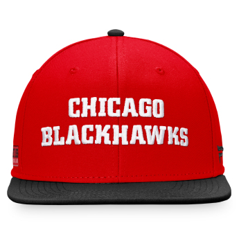 Chicago Blackhawks baseball flat sapka Iconic Color Blocked Snapback RB