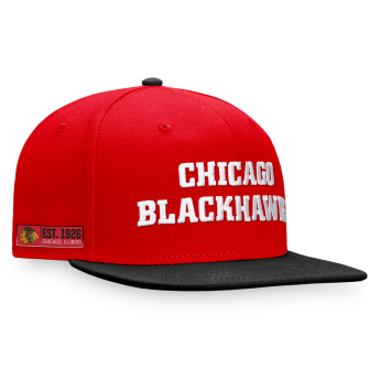 Chicago Blackhawks baseball flat sapka Iconic Color Blocked Snapback RB
