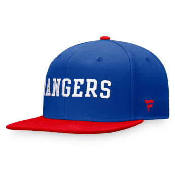 New York Rangers baseball flat sapka Iconic Color Blocked Snapback BR