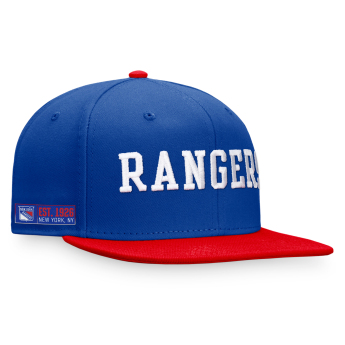 New York Rangers baseball flat sapka Iconic Color Blocked Snapback BR