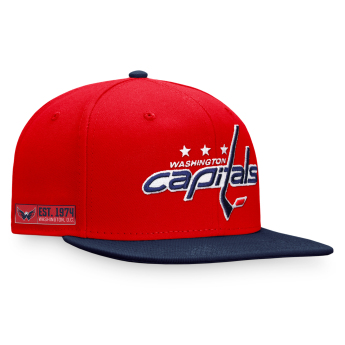 Washington Capitals baseball flat sapka Iconic Color Blocked Snapback RB