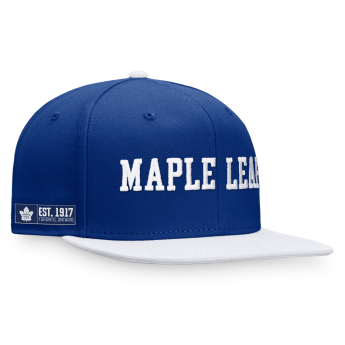 Toronto Maple Leafs baseball flat sapka Iconic Color Blocked Snapback BW