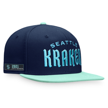 Seattle Kraken baseball flat sapka Iconic Color Blocked Snapback BG