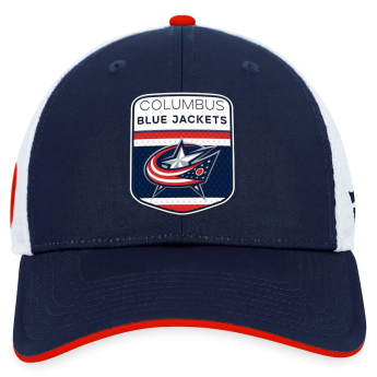 Columbus Blue Jackets baseball sapka Draft 2023 Podium Trucker Adjustable Authentic Pro