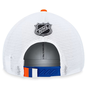 New York Islanders baseball sapka Draft 2023 Podium Trucker Adjustable Authentic Pro