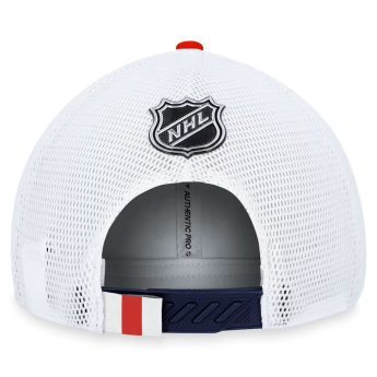 New York Rangers baseball sapka Draft 2023 Podium Trucker Adjustable Authentic Pro