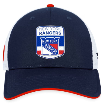 New York Rangers baseball sapka Draft 2023 Podium Trucker Adjustable Authentic Pro