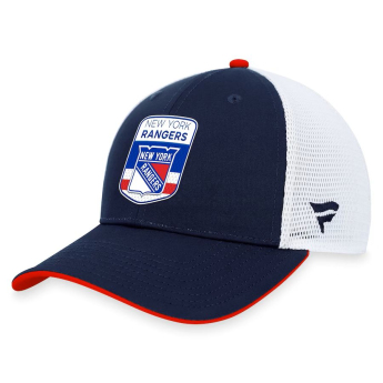 New York Rangers baseball sapka Draft 2023 Podium Trucker Adjustable Authentic Pro
