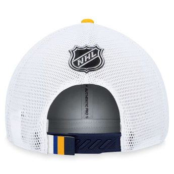 St. Louis Blues baseball sapka Draft 2023 Podium Trucker Adjustable Authentic Pro