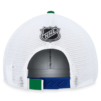 Vancouver Canucks baseball sapka Draft 2023 Podium Trucker Adjustable Authentic Pro