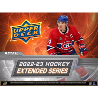 NHL dobozok NHL hokikártyák 2022-23 Upper Deck Extended Series Blaster Box