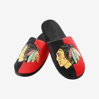 Chicago Blackhawks férfi papucs Logo Staycation Slipper