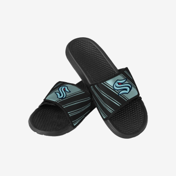 Seattle Kraken férfi papucs Legacy Velcro Sport Slide Slipper