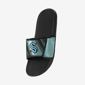 Seattle Kraken férfi papucs Legacy Velcro Sport Slide Slipper