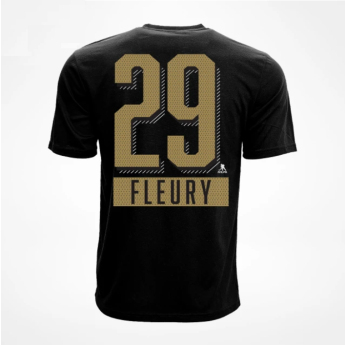 Vegas Golden Knights férfi póló Marc-Andre Fleury Icing TEE black