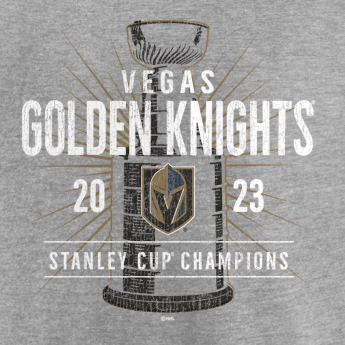 Vegas Golden Knights férfi pulóver 2023 Stanley Cup Champions Shootout grey