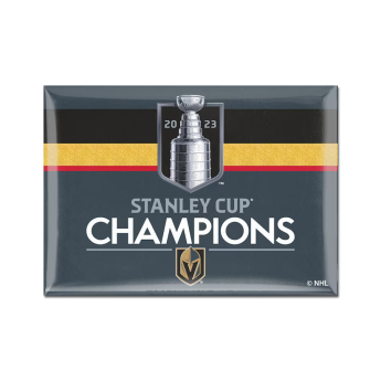 Vegas Golden Knights mágnes 2023 Stanley Cup Champions Metal Fridge Magnet