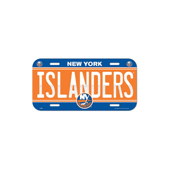 New York Islanders fali tábla License Plate Banner