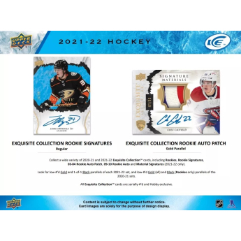 NHL dobozok NHL hokikártyák 2021-22 Upper Deck Ice Hobby Box